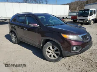 2012 Kia Sorento LX with VIN 5XYKTCA63CG190203, listed as a Copart auction lot 45927715 with 106,157 mi miles and Salvage Title. Bid and sale history available at DreamBid. Image 4.