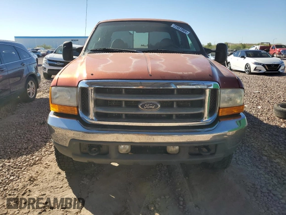 2001 Ford Super Duty F-250 XL with VIN 1FTNW21S81EA34207, listed as a Copart auction lot 77451904 with 207,829 mi miles and Salvage Title. Bid and sale history available at carsss.com. Image 5.