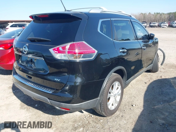 2016 Nissan Rogue SV with VIN KNMAT2MT4GP733892, listed as a IAAI auction lot 41776300 with 120,754 mi miles and . Bid and sale history available at DreamBid. Image 4.