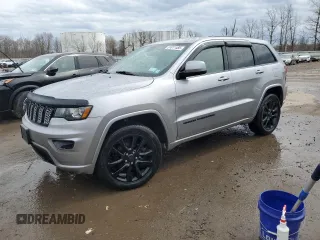 2018 Jeep Grand Cherokee Laredo with VIN 1C4RJFAG7JC217662, listed as a Copart auction lot 51811485 with 75,662 mi miles and Salvage title. Bid and sale history available at DreamBid. Image 1.