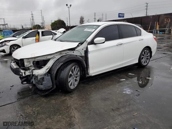 2015 Honda Accord Sedan Sport with VIN 1HGCR2F53FA189300, listed as a Copart auction lot 45384485 with 199,309 mi miles and Salvage Title. Bid and sale history available at carsss.com. Image 1.