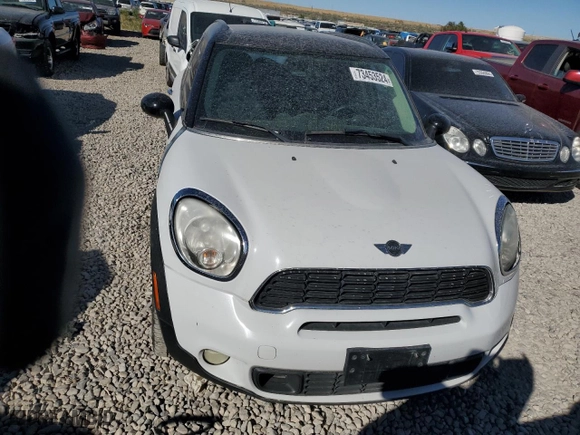 2012 MINI Cooper Countryman S with VIN WMWZC3C51CWL83663, listed as a Copart auction lot 73453524 with 0 mi miles and Salvage Title. Bid and sale history available at carsss.com. Image 5.
