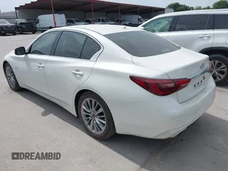 2020 Infiniti Q50 Pure z VIN JN1EV7AP7LM201535, wystawiony jako IAAI lot #42055768 z przebiegiem 49 296 mil mil oraz . Historia ofert i sprzedaży dostępna na DreamBid. Obrazek 3.