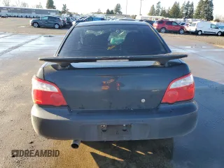 2005 Subaru Impreza Sedan (Natl) WRX with VIN JF1GD29695G516674, listed as a Copart auction lot 41490375 with 0 mi miles and Salvage Title. Bid and sale history available at carsss.com. Image 6.