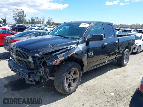 2018 Ram 1500 Tradesman with VIN 1C6RR6FTXJS182966, listed as a IAAI auction lot 41744144 with 60,714 mi miles and . Bid and sale history available at DreamBid. Image 16.