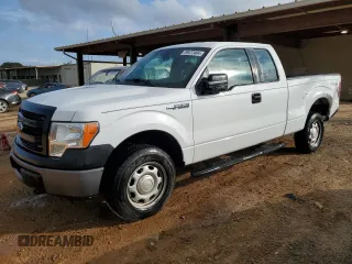 2014 Ford F-150 XL with VIN 1FTFX1EFXEFC49452, listed as a Copart auction lot 79477404 with 183,437 mi miles and Clean Title. Bid and sale history available at carsss.com. Image 1.