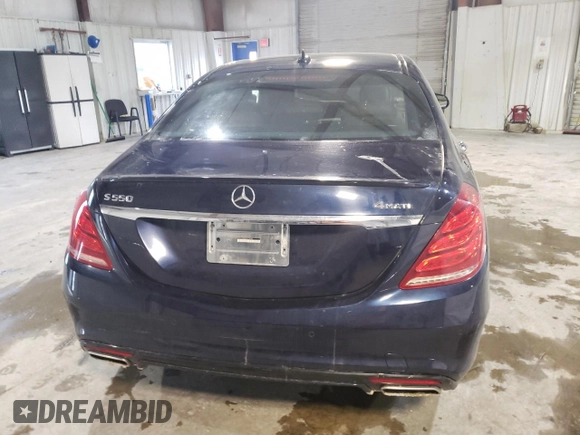 2015 Mercedes-Benz S 550 with VIN WDDUG8FB0FA110107, listed as a Copart auction lot 44601705 with 102,800 mi miles and Clean Title. Bid and sale history available at DreamBid. Image 6.