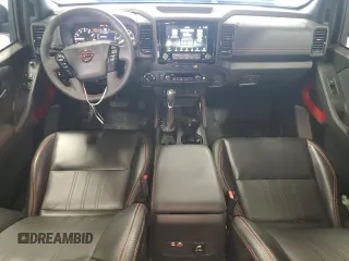 2024 Nissan Frontier SV with VIN 1N6ED1EK5RN620446, listed as a Copart auction lot 57661665 with 6,270 mi miles and Salvage title. Bid and sale history available at DreamBid. Image 8.