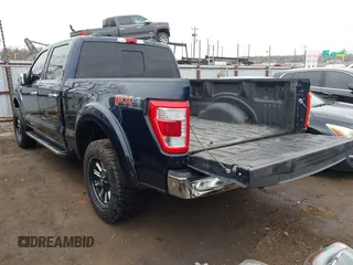 2022 Ford F-150 XL with VIN 1FTFW1ED9NFB61106, listed as a IAAI auction lot 41609143 with 73,391 mi miles. Bid and sale history available at carsss.com. Image 3.