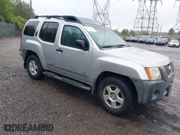 2005 Nissan Xterra S with VIN 5N1AN08W25C638637, listed as a IAAI auction lot 42224490 with 333,943 mi miles and . Bid and sale history available at DreamBid. Image 1.