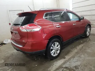 2016 Nissan Rogue S with VIN KNMAT2MTXGP653061, listed as a Copart auction lot 52374665 with 140,219 mi miles and Salvage Title. Bid and sale history available at carsss.com. Image 3.