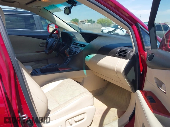 2010 Lexus RX 450h with VIN JTJZB1BA8A2003499, listed as a IAAI auction lot 42170451 with 167,806 mi miles and . Bid and sale history available at DreamBid. Image 5.