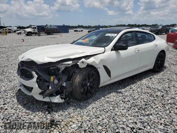 2023 BMW 8 Series M850i with VIN WBAGV8C07PCL57496, listed as a Copart auction lot 64175375 with Not provided miles and Non repairable. Bid and sale history available at DreamBid. Image 1.