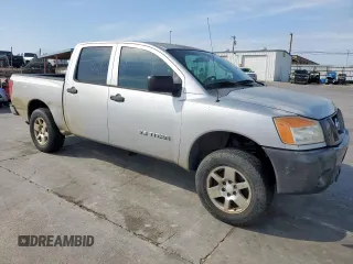 2008 Nissan Titan XE with VIN 1N6AA07D08N323759, listed as a Copart auction lot 45410195 with 248,255 mi miles and Salvage Title. Bid and sale history available at carsss.com. Image 4.