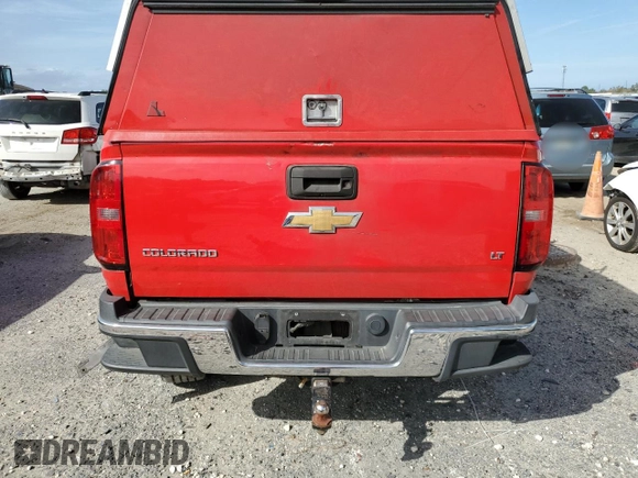 2016 Chevrolet Colorado 4WD LT with VIN 1GCGTCE37G1121820, listed as a Copart auction lot 47380275 with 188,535 mi miles and Salvage Title. Bid and sale history available at carsss.com. Image 6.