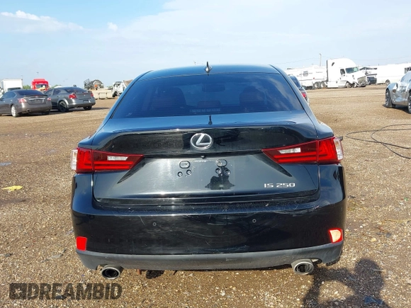 2014 Lexus IS 250 with VIN JTHBF1D24E5025937, listed as a IAAI auction lot 41902832 with 132,290 mi miles and . Bid and sale history available at DreamBid. Image 16.