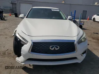 2018 Infiniti Q50 Luxe with VIN JN1EV7AP8JM360903, listed as a Copart auction lot 52726765 with 118,107 mi miles and Salvage Title. Bid and sale history available at DreamBid. Image 5.