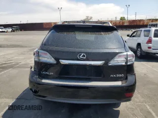 2010 Lexus RX 350 with VIN JTJZK1BA1A2407924, listed as a Copart auction lot 60111855 with 157,055 mi miles and Salvage title. Bid and sale history available at DreamBid. Image 6.