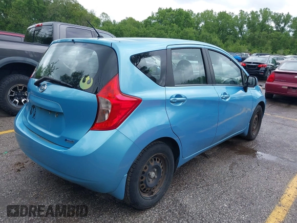 2014 Nissan Note SV with VIN 3N1CE2CP4EL390259, listed as a IAAI auction lot 42186557 with 121,304 mi miles and . Bid and sale history available at DreamBid. Image 4.