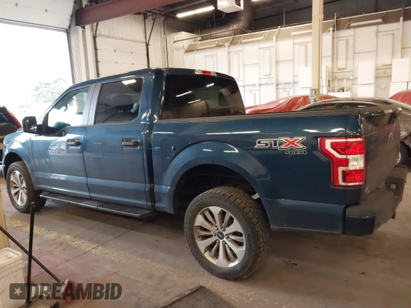 2018 Ford F-150 XL with VIN 1FTEW1EPXJKE93689, listed as a IAAI auction lot 41710693 with 117,065 mi miles. Bid and sale history available at carsss.com. Image 14.
