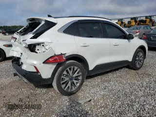 2020 Ford Escape Titanium with VIN 1FMCU9J91LUC38161, listed as a Copart auction lot 64293535 with 48,682 mi miles and Salvage title. Bid and sale history available at DreamBid. Image 3.