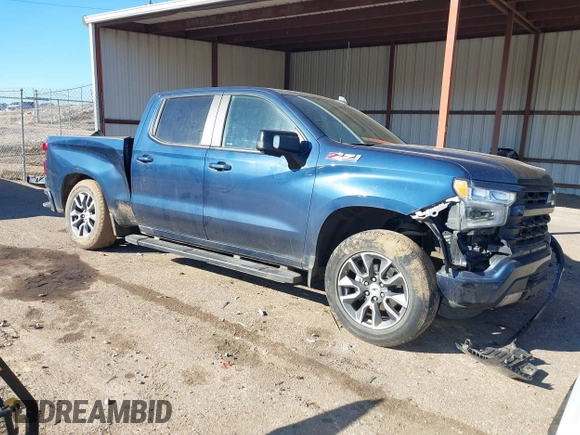2022 Chevrolet Silverado 1500 RST with VIN 1GCUDEEDXNZ522622, listed as a IAAI auction lot 41363844 with 80,710 mi miles and . Bid and sale history available at DreamBid. Image 1.