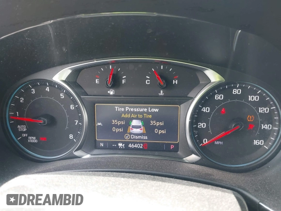 2023 Chevrolet Equinox RS with VIN 3GNAXMEGXPS162984, listed as a IAAI auction lot 42376766 with 46,402 mi miles and . Bid and sale history available at DreamBid. Image 7.