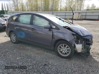 2017 Toyota Prius v Two with VIN JTDZN3EU4HJ058432, listed as a Copart auction lot 52978515 with Not Provided miles and Salvage Title. Bid and sale history available at carsss.com. Image 4.