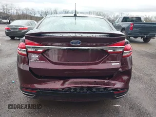 2017 Ford Fusion Titanium with VIN 3FA6P0K9XHR176802, listed as a IAAI auction lot 41953750 with 119,455 mi miles. Bid and sale history available at carsss.com. Image 16.