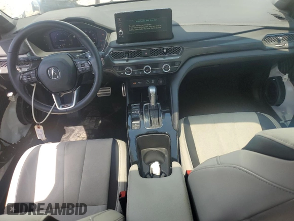2023 Acura Integra Technology with VIN 19UDE4H6XPA008552, listed as a Copart auction lot 52537315 with 43,412 mi miles and Salvage title. Bid and sale history available at DreamBid. Image 8.