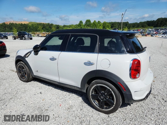 2012 MINI Countryman S with VIN WMWZC5C55CWL57837, listed as a Copart auction lot 63086355 with 81,985 mi miles and Clean title. Bid and sale history available at DreamBid. Image 2.