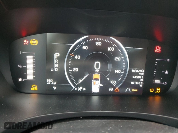2018 Volvo S90 Momentum with VIN LVY982AK6JP039821, listed as a Copart auction lot 49254825 with 145,811 mi miles and Salvage Title. Bid and sale history available at carsss.com. Image 9.
