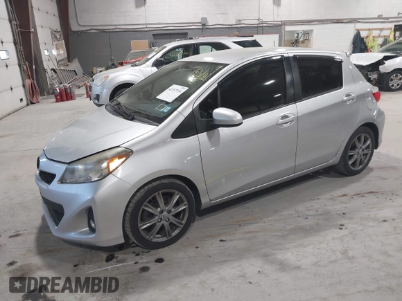 2012 Toyota Yaris L with VIN JTDKTUD31CD511550, listed as a IAAI auction lot 42157934 with 131,183 mi miles. Bid and sale history available at carsss.com. Image 2.