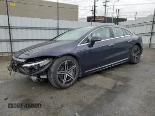 2023 Mercedes-Benz EQS with VIN W1KCG4EB0PA032774, listed as a Copart auction lot 49395185 with 39,733 mi miles and Salvage Title. Bid and sale history available at carsss.com. Image 1.