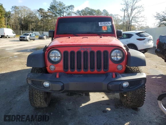 2018 Jeep Wrangler JK Unlimited Sport S with VIN 1C4BJWDG2JL899265, listed as a Copart auction lot 85165474 with 102,619 mi miles and Salvage Title. Bid and sale history available at carsss.com. Image 5.