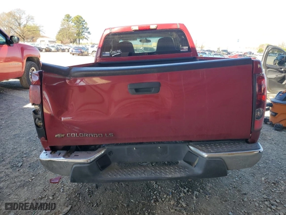 2005 Chevrolet Colorado LS Z85 with VIN 1GCCS196758217722, listed as a Copart auction lot 49517165 with 273,763 mi miles and Salvage Title. Bid and sale history available at carsss.com. Image 6.