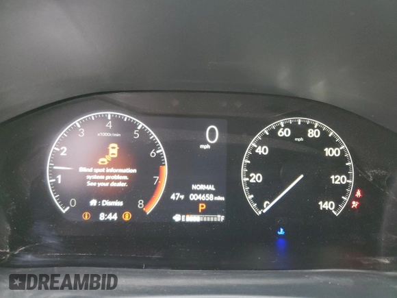 2025 Honda CR-V EX with VIN 2HKRS4H48SH418344, listed as a Copart auction lot 86216134 with 4,658 mi miles and Salvage Title. Bid and sale history available at DreamBid. Image 9.