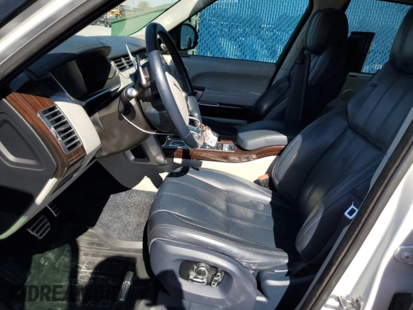 2016 Land Rover Range Rover with VIN SALGV3EF9GA314225, listed as a Copart auction lot 43472525 with 130,334 mi miles and Salvage Title. Bid and sale history available at DreamBid. Image 7.