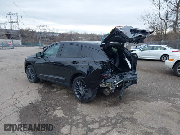 2022 Acura RDX PMC Edition with VIN 5J8TC2H88NL006548, listed as a IAAI auction lot 41730514 with 17,158 mi miles. Bid and sale history available at carsss.com. Image 3.