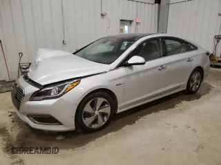 2017 Hyundai Sonata Hybrid Limited with VIN KMHE34L19HA044878, listed as a Copart auction lot 81758294 with 0 mi miles and Non Repairable. Bid and sale history available at carsss.com. Image 1.