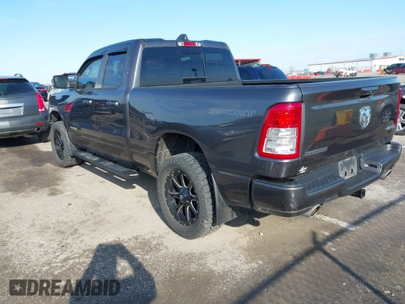 2021 Ram 1500 Big Horn with VIN 1C6SRFBT3MN741025, listed as a IAAI auction lot 41899873 with 46,530 mi miles. Bid and sale history available at carsss.com. Image 3.