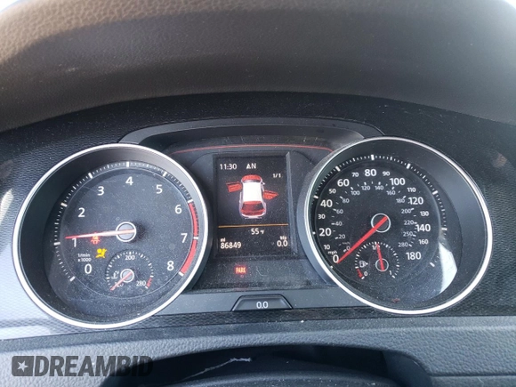 2016 Volkswagen Golf GTI SE w/Performance Pkg with VIN 3VW547AU7GM054128, listed as a Copart auction lot 49577425 with 86,849 mi miles and Salvage Title. Bid and sale history available at carsss.com. Image 9.