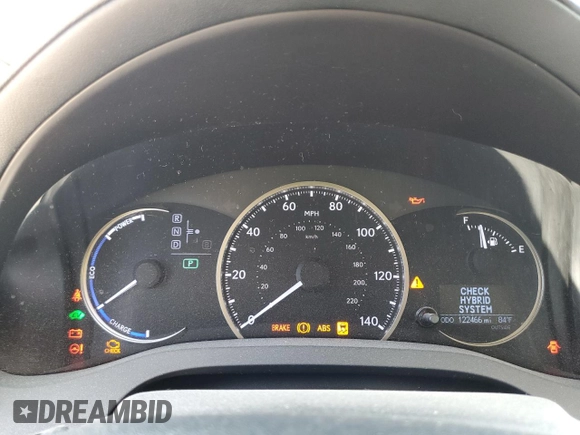 2015 Lexus CT 200h with VIN JTHKD5BH5F2218069, listed as a Copart auction lot 62004465 with 122,466 mi miles and Clean title. Bid and sale history available at DreamBid. Image 9.