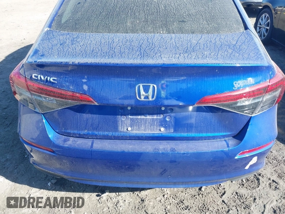 2023 Honda Civic Sedan EX with VIN 2HGFE1F72PH304220, listed as a IAAI auction lot 41800106 with 12,730 mi miles. Bid and sale history available at carsss.com. Image 17.