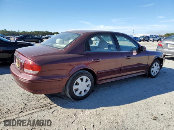 2004 Hyundai Sonata with VIN KMHWF25HX4A985955, listed as a Copart auction lot 87756475 with 89,030 mi miles and Clean Title. Bid and sale history available at carsss.com. Image 3.