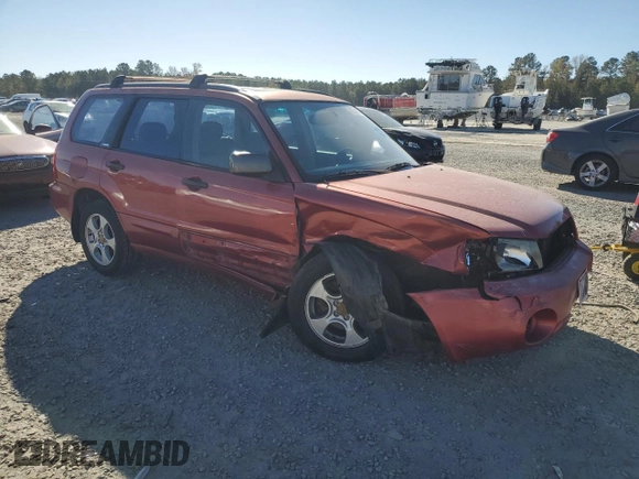 2003 Subaru Forester XS with VIN JF1SG65633H708372, listed as a Copart auction lot 80554034 with 288,772 mi miles and Salvage Title. Bid and sale history available at DreamBid. Image 4.
