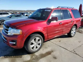 2015 Ford Expedition Limited with VIN 1FMJU1KT7FEF50017, listed as a Copart auction lot 86876274 with 129,545 mi miles and Clean title. Bid and sale history available at DreamBid. Image 1.