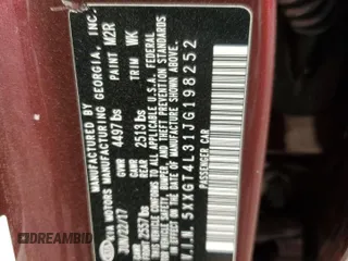 2018 Kia Optima S z VIN 5XXGT4L31JG198252, wystawiony jako Copart lot #49703955 z przebiegiem 136 254 mil mil oraz Szkoda całkowita • Salvage title. Historia ofert i sprzedaży dostępna na DreamBid. Obrazek 12.