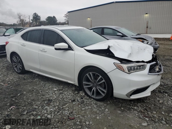 2020 Acura TLX w/Technology Pkg with VIN 19UUB2F48LA003617, listed as a Copart auction lot 85086104 with 82,245 mi miles and Salvage Title. Bid and sale history available at carsss.com. Image 4.