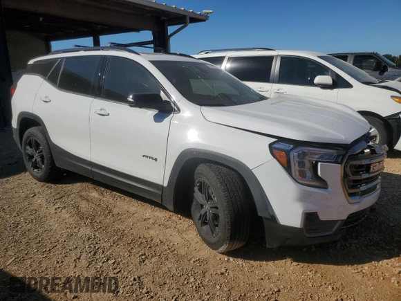 2024 GMC Terrain AT4 with VIN 3GKALYEG1RL142507, listed as a Copart auction lot 75747674 with 20,815 mi miles and Salvage Title. Bid and sale history available at DreamBid. Image 4.